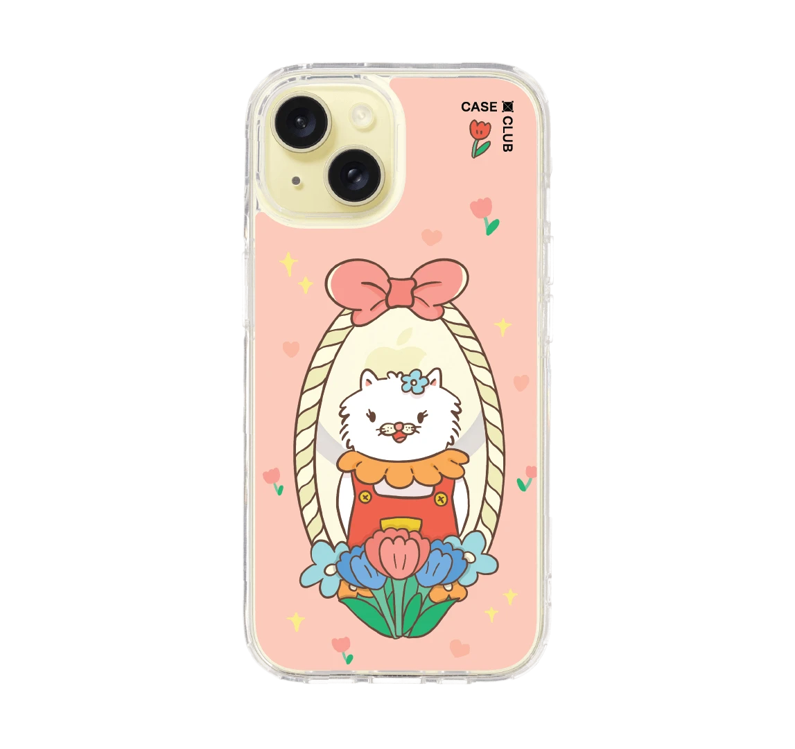 แมวเปอร์เซียกรอบริบบิ้นสดใส